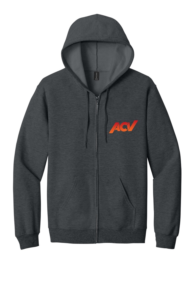 ACV Gildan Soft style Midweight Full Zip Hoodie